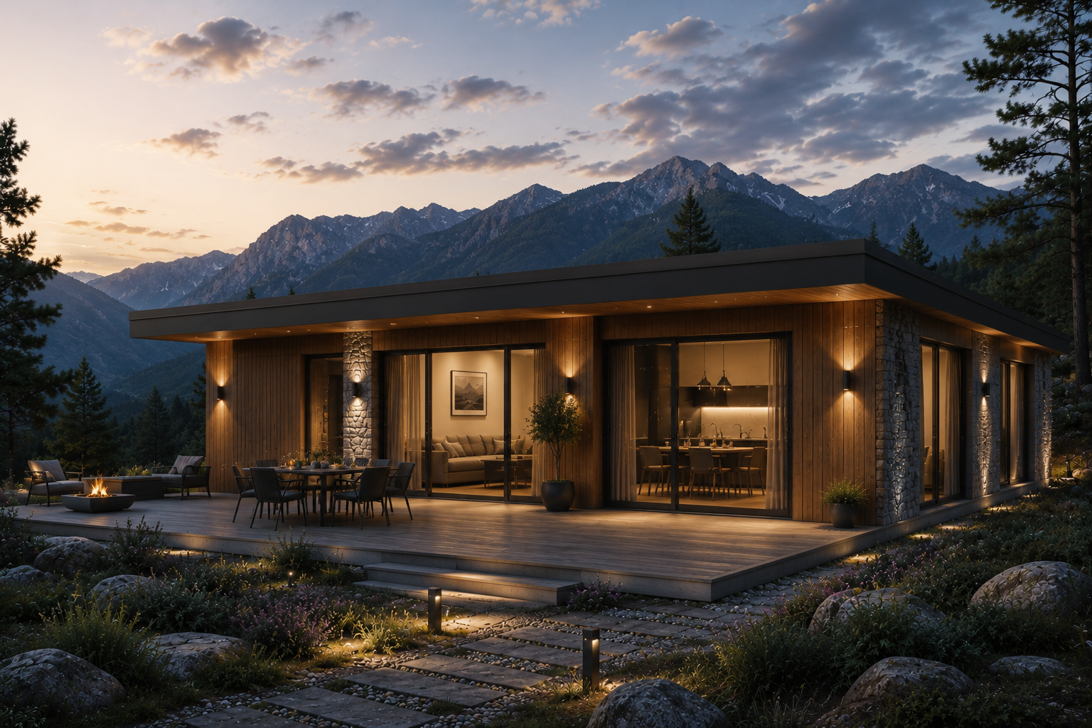 Modern steel-frame FERRAHAUS home