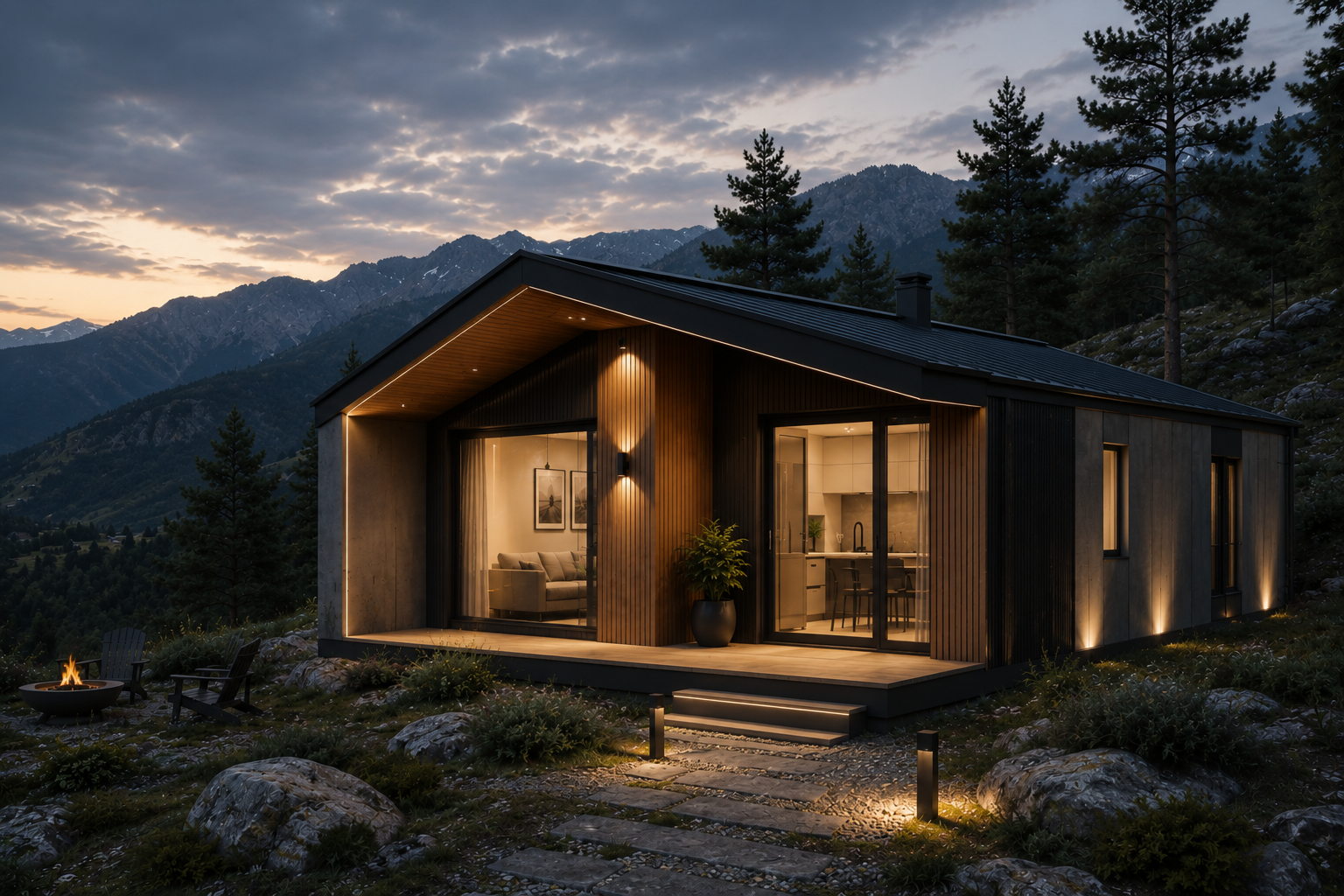 Modern steel-frame FERRAHAUS home